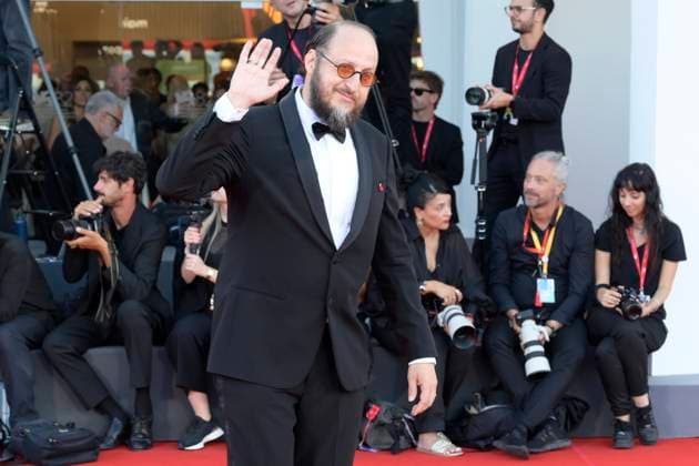 Duse red carpet in Venice Lido, Italy - 03 Sep 2025 Fausto Russo Alesi attends the Duse red carpet during 82nd Venice Film Festival in Venice Lido at Palazzo del cinema. Venice Lido Italy Copyright: xMarioxCartellix xSOPAxImagesx _DSC6053