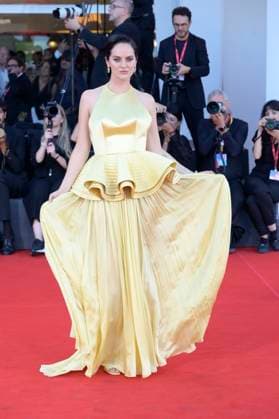 Duse red carpet in Venice Lido, Italy - 03 Sep 2025 Noemi Merlant attends the Duse red carpet during 82nd Venice Film Festival in Venice Lido at Palazzo del cinema. Venice Lido Italy Copyright: xMarioxCartellix xSOPAxImagesx _DSC6115