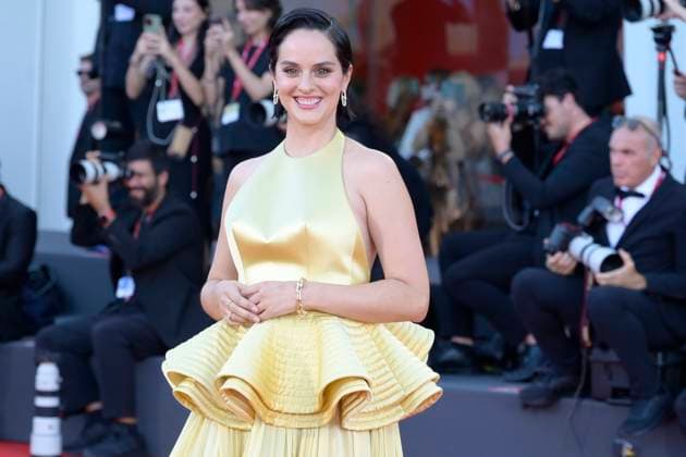 Duse red carpet in Venice Lido, Italy - 03 Sep 2025 Noemi Merlant attends the Duse red carpet during 82nd Venice Film Festival in Venice Lido at Palazzo del cinema. Venice Lido Italy Copyright: xMarioxCartellix xSOPAxImagesx _DSC6096