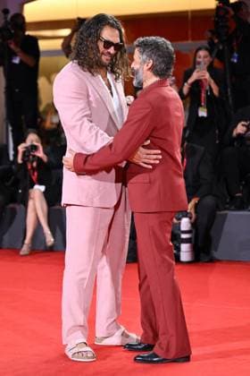 Venice In The Hand of Dante Premiere AM Jason Momoa and Oscar Isaac attending the In The Hand of Dante Premiere as part of the 82nd Venice International Film Festival at the Lido in Venice, Italy on September 03, 2025. Photo by Aurore Marechal ABACAPRESS.COM Venice Italy  Copyright: xMarechalxAurore ABACAx