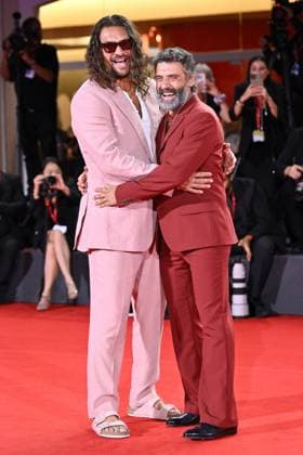 Venice In The Hand of Dante Premiere AM Jason Momoa and Oscar Isaac attending the In The Hand of Dante Premiere as part of the 82nd Venice International Film Festival at the Lido in Venice, Italy on September 03, 2025. Photo by Aurore Marechal ABACAPRESS.COM Venice Italy  Copyright: xMarechalxAurore ABACAx