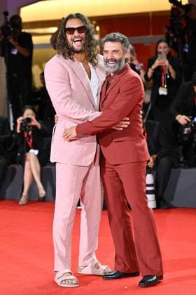 Venice In The Hand of Dante Premiere AM Jason Momoa and Oscar Isaac attending the In The Hand of Dante Premiere as part of the 82nd Venice International Film Festival at the Lido in Venice, Italy on September 03, 2025. Photo by Aurore Marechal ABACAPRESS.COM Venice Italy  Copyright: xMarechalxAurore ABACAx