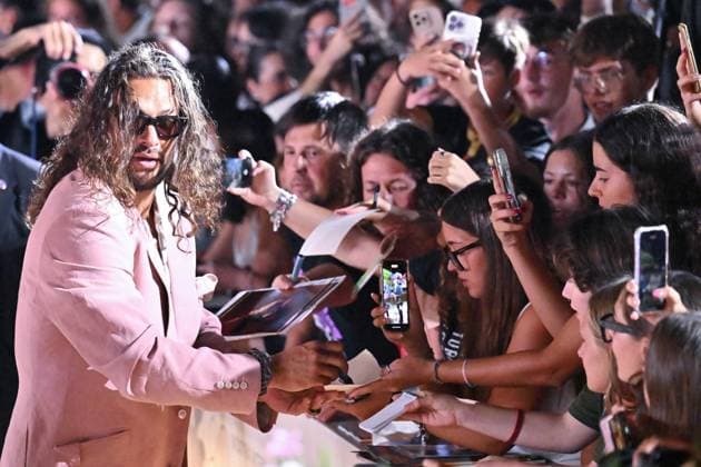 Venice In The Hand of Dante Premiere AM Jason Momoa attending the In The Hand of Dante Premiere as part of the 82nd Venice International Film Festival at the Lido in Venice, Italy on September 03, 2025. Photo by Aurore Marechal ABACAPRESS.COM Venice Italy  Copyright: xMarechalxAurore ABACAx