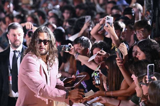 Venice In The Hand of Dante Premiere AM Jason Momoa attending the In The Hand of Dante Premiere as part of the 82nd Venice International Film Festival at the Lido in Venice, Italy on September 03, 2025. Photo by Aurore Marechal ABACAPRESS.COM Venice Italy  Copyright: xMarechalxAurore ABACAx
