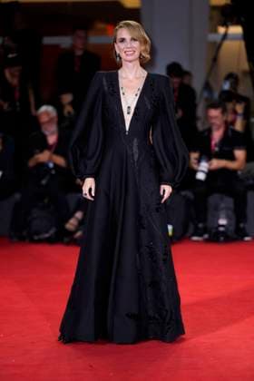 Cartier Glory to the Filmmaker Award 2025 & In the Hand of Dante red carpet in Venice Lido, Italy - 03 Sept 2025 Festival host Emanuela Fanelli attends the Cartier Glory to the Filmmaker Award 2025 and the In the Hand of Dante red carpet during the 82nd Venice International Film Festival. Venice Lido Italy Copyright: xDanielexCifalax xSOPAxImagesx _CIF1725