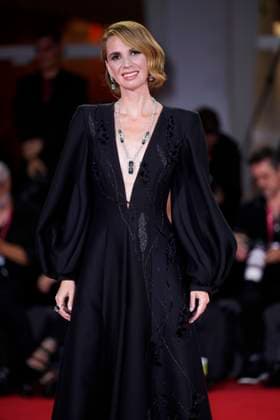 Cartier Glory to the Filmmaker Award 2025 & In the Hand of Dante red carpet in Venice Lido, Italy - 03 Sept 2025 Festival host Emanuela Fanelli attends the Cartier Glory to the Filmmaker Award 2025 and the In the Hand of Dante red carpet during the 82nd Venice International Film Festival. Venice Lido Italy Copyright: xDanielexCifalax xSOPAxImagesx _CIF1741