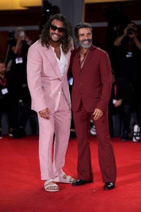 Cartier Glory to the Filmmaker Award 2025 & In the Hand of Dante red carpet in Venice Lido, Italy - 03 Sept 2025 Jason Momoa and Oscar Isaac attend the Cartier Glory to the Filmmaker Award 2025 and the In the Hand of Dante red carpet during the 82nd Venice International Film Festival. Venice Lido Italy Copyright: xDanielexCifalax xSOPAxImagesx _CIF2347