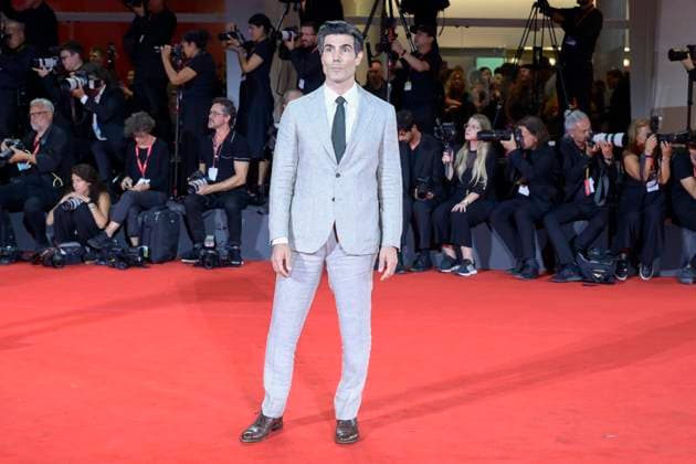 In the hand of Dante red carpet in Venice Lido, Italy - 03 Sept 2025 Luis Cancelmi attends the In the hand of Dante red carpet during the 82nd Venice Film Festival at Palazzo del cinema. Venice Lido Italy Copyright: xMarioxCartellix xSOPAxImagesx _DSC6411