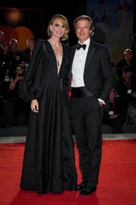 In the Hand of Dante red carpet during the 82nd Venice International Film Festival in Venice, Italy on 03 September 2025. Emanuela Fanelli attends the In the Hand of Dante red carpet during the 82nd Venice International Film Festival in Venice, Italy on 03 September 2025., Credit:Stefano Costantino TTL Avalon Italy, Venice  Copyright: xStefanoxCostantinoxTTLx xAvalonx 1033953518
