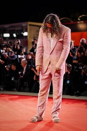In the Hand of Dante red carpet during the 82nd Venice International Film Festival in Venice, Italy on 03 September 2025. Jason Momoa attends the In the Hand of Dante red carpet during the 82nd Venice International Film Festival in Venice, Italy on 03 September 2025., Credit:Stefano Costantino TTL Avalon Italy, Venice  Copyright: xStefanoxCostantinoxTTLx xAvalonx 1033954103