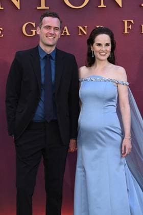 Downton Abbey: The Grand Finale Premiere - London Jasper Waller-Bridge and Michelle Dockery attending the world premiere of Downton Abbey: The Grand Finale in London, UK, on September 3, 2025. Photo by Stuart Hardy ABACAPRESS.COM London London United Kingdom  Copyright: xStuartxHardy ABACAPRESS.COMx