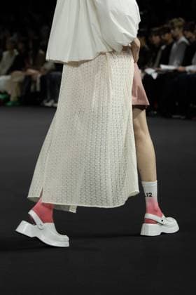 Seoul Fashion Week 2026 SEOUL, SOUTH KOREA - SEPTEMBER 04: A model walks the runway during the LIE show at Seoul Fashion Week 2026 S S at Dongdaemun Design Plaza (DDP) on September 04, 2025 in Seoul, Korea. Hwawon Lee Anadolu Seoul South Korea. Editorial use only. Please get in touch for any other usage.  Copyright: x2025xAnadoluxHwawonxLeex