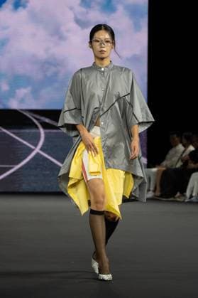 Entertainment Themen der Woche KW36 Seoul Fashion Week 2026 SEOUL, SOUTH KOREA - SEPTEMBER 04: A model walks the runway during the LIE show at Seoul Fashion Week 2026 S S at Dongdaemun Design Plaza (DDP) on September 04, 2025 in Seoul, Korea. Hwawon Lee Anadolu Seoul South Korea. Editorial use only. Please get in touch for any other usage.  Copyright: x2025xAnadoluxHwawonxLeex
