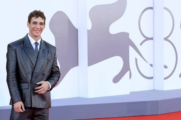 Miguel Herran at the premiere of the feature film Duse at the Biennale di Venezia 2025 82 Venice International Film Festival at the Palazzo del Cinema Venice, 03 09 2025 Foto:xA.xM.xTinghinox xFuturexImagex duse_5710