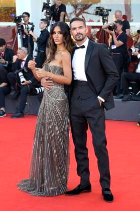 Rosa Perrotta and Pietro Tartaglione at the premiere of the feature film Duse at the Biennale di Venezia 2025 82 Venice International Film Festival at the Palazzo del Cinema Venice, 03 09 2025 Foto:xA.xM.xTinghinox xFuturexImagex duse_5715