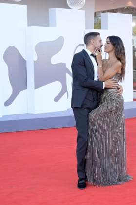 Pietro Tartaglione and Rosa Perrotta at the premiere of the feature film Duse at the Biennale di Venezia 2025 82 Venice International Film Festival at the Palazzo del Cinema Venice, 03 09 2025 Foto:xA.xM.xTinghinox xFuturexImagex duse_5719