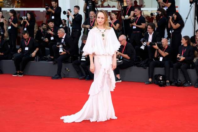 Fanni Wrochna at the premiere of the feature film Duse at the Biennale di Venezia 2025 82 Venice International Film Festival at the Palazzo del Cinema Venice, 03 09 2025 Foto:xA.xM.xTinghinox xFuturexImagex duse_5745