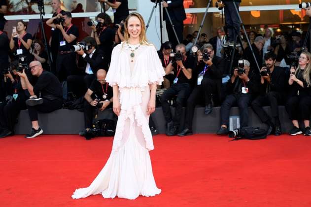 Fanni Wrochna at the premiere of the feature film Duse at the Biennale di Venezia 2025 82 Venice International Film Festival at the Palazzo del Cinema Venice, 03 09 2025 Foto:xA.xM.xTinghinox xFuturexImagex duse_5747