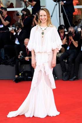 Fanni Wrochna at the premiere of the feature film Duse at the Biennale di Venezia 2025 82 Venice International Film Festival at the Palazzo del Cinema Venice, 03 09 2025 Foto:xA.xM.xTinghinox xFuturexImagex duse_5749