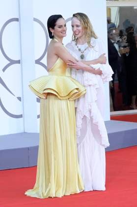 Noemie Merlant and Fanni Wrochna at the premiere of the feature film Duse at the Biennale di Venezia 2025 82 Venice International Film Festival at the Palazzo del Cinema Venice, 03 09 2025 Foto:xA.xM.xTinghinox xFuturexImagex duse_5756