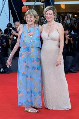 Marisa Borini and Valeria Bruni Tedeschi at the premiere of the feature film Duse at the Biennale di Venezia 2025 82 Venice International Film Festival at the Palazzo del Cinema Venice, 03 09 2025 Foto:xA.xM.xTinghinox xFuturexImagex duse_5783
