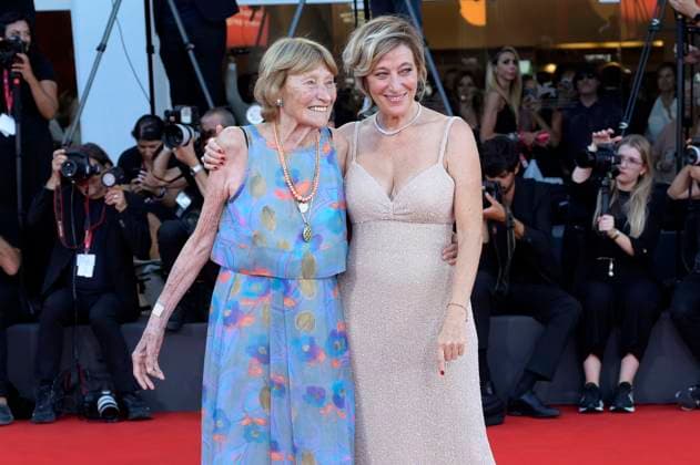 Marisa Borini and Valeria Bruni Tedeschi at the premiere of the feature film Duse at the Biennale di Venezia 2025 82 Venice International Film Festival at the Palazzo del Cinema Venice, 03 09 2025 Foto:xA.xM.xTinghinox xFuturexImagex duse_5784