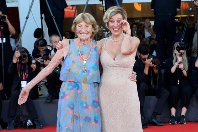 Marisa Borini and Valeria Bruni Tedeschi at the premiere of the feature film Duse at the Biennale di Venezia 2025 82 Venice International Film Festival at the Palazzo del Cinema Venice, 03 09 2025 Foto:xA.xM.xTinghinox xFuturexImagex duse_5785