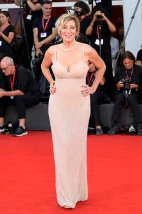 Valeria Bruni Tedeschi at the premiere of the feature film Duse at the Biennale di Venezia 2025 82 Venice International Film Festival at the Palazzo del Cinema Venice, 03 09 2025 Foto:xA.xM.xTinghinox xFuturexImagex duse_5790