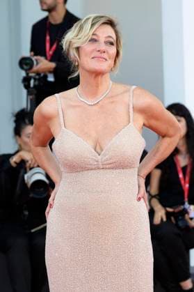 Valeria Bruni Tedeschi at the premiere of the feature film Duse at the Biennale di Venezia 2025 82 Venice International Film Festival at the Palazzo del Cinema Venice, 03 09 2025 Foto:xA.xM.xTinghinox xFuturexImagex duse_5800