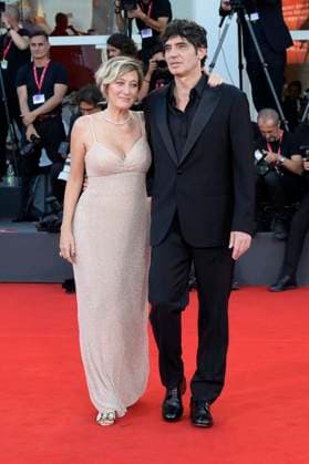 Valeria Bruni Tedeschi and Pietro Marcello at the premiere of the feature film Duse at the Biennale di Venezia 2025 82 Venice International Film Festival at the Palazzo del Cinema Venice, 03 09 2025 Foto:xA.xM.xTinghinox xFuturexImagex duse_5808