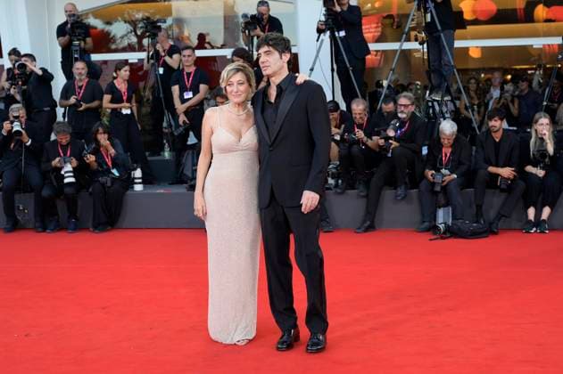 Valeria Bruni Tedeschi and Pietro Marcello at the premiere of the feature film Duse at the Biennale di Venezia 2025 82 Venice International Film Festival at the Palazzo del Cinema Venice, 03 09 2025 Foto:xA.xM.xTinghinox xFuturexImagex duse_5807