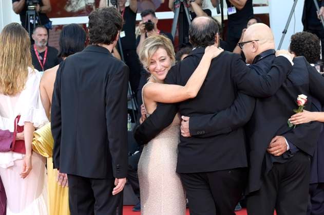 Valeria Bruni Tedeschi at the premiere of the feature film Duse at the Biennale di Venezia 2025 82 Venice International Film Festival at the Palazzo del Cinema Venice, 03 09 2025 Foto:xA.xM.xTinghinox xFuturexImagex duse_5813