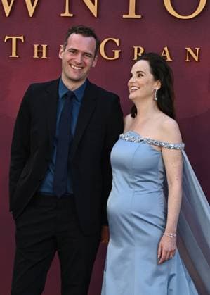 Jasper Waller-Bridge and Michelle Dockery attends Downton Abbey: The Grand Finale World Premiere at the at Odeon Luxe Leicester Square in London, England. UK. Wednesday 3rd September 2025. Copyright: xJamesxWarrenx adyow213