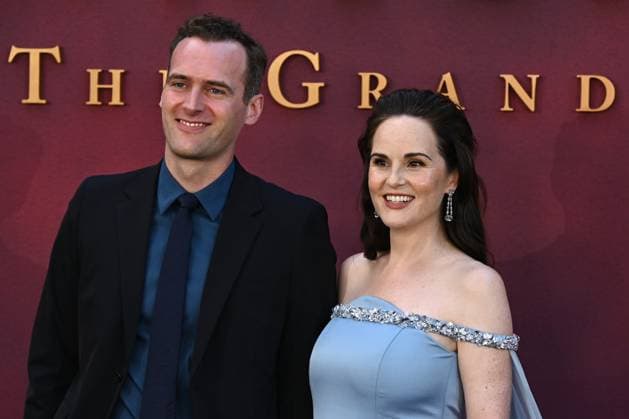 Jasper Waller-Bridge and Michelle Dockery attends Downton Abbey: The Grand Finale World Premiere at the at Odeon Luxe Leicester Square in London, England. UK. Wednesday 3rd September 2025. Copyright: xJamesxWarrenx adyow214