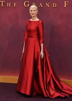 Joely Richardson attends Downton Abbey: The Grand Finale World Premiere at the at Odeon Luxe Leicester Square in London, England. UK. Wednesday 3rd September 2025. Copyright: xJamesxWarrenx adyow229