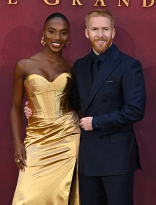 Chyna Mills and Neil Jones attends Downton Abbey: The Grand Finale World Premiere at the at Odeon Luxe Leicester Square in London, England. UK. Wednesday 3rd September 2025. Copyright: xJamesxWarrenx adyow328