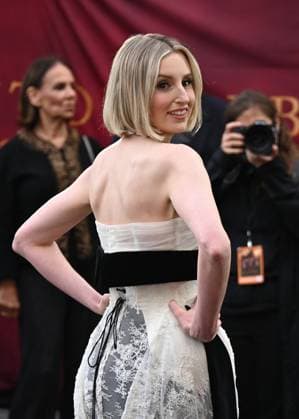 Laura Carmichael attends Downton Abbey: The Grand Finale World Premiere at the at Odeon Luxe Leicester Square in London, England. UK. Wednesday 3rd September 2025. Copyright: xJamesxWarrenx adyow246