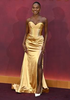 Chyna Mills attends Downton Abbey: The Grand Finale World Premiere at the at Odeon Luxe Leicester Square in London, England. UK. Wednesday 3rd September 2025. Copyright: xJamesxWarrenx adyow332
