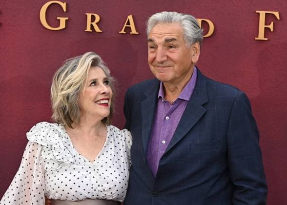 Phyllis Logan and Jim Carter attends Downton Abbey: The Grand Finale World Premiere at the at Odeon Luxe Leicester Square in London, England. UK. Wednesday 3rd September 2025. Copyright: xJamesxWarrenx adyow240