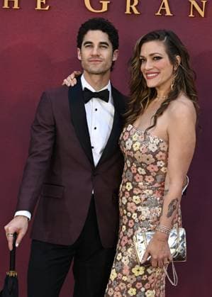 Darren Criss and Mia Swier attends Downton Abbey: The Grand Finale World Premiere at the at Odeon Luxe Leicester Square in London, England. UK. Wednesday 3rd September 2025. Copyright: xJamesxWarrenx adyow324