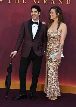 Darren Criss and Mia Swier attends Downton Abbey: The Grand Finale World Premiere at the at Odeon Luxe Leicester Square in London, England. UK. Wednesday 3rd September 2025. Copyright: xJamesxWarrenx adyow322