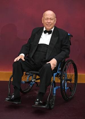 Julian Fellowes attends Downton Abbey: The Grand Finale World Premiere at the at Odeon Luxe Leicester Square in London, England. UK. Wednesday 3rd September 2025. Copyright: xJamesxWarrenx adyow223