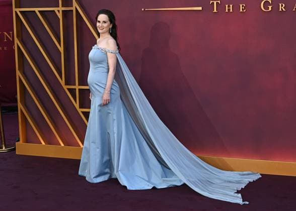 Michelle Dockery attends Downton Abbey: The Grand Finale World Premiere at the at Odeon Luxe Leicester Square in London, England. UK. Wednesday 3rd September 2025. Copyright: xJamesxWarrenx adyow221
