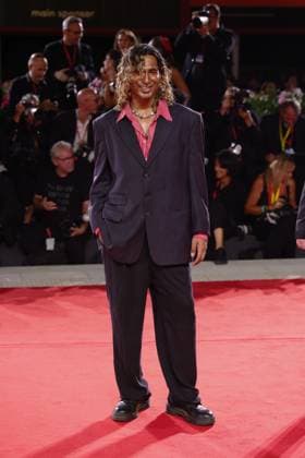 Red Carpet of in the Hand of Dante in Venice, Italy - 03 Sep 2025 A guest attends the red carpet of the film In the hand of Dante at the 82nd Venice Film in Venice, Italy. Venice Italy Copyright: xMarcoxBaradax xSOPAxImagesx MBA_1217