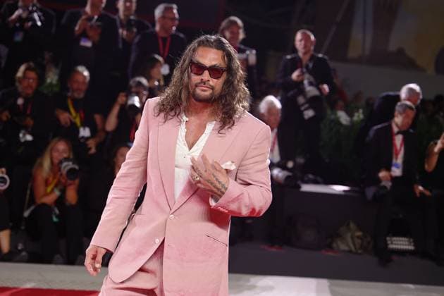Red Carpet of in the Hand of Dante in Venice, Italy - 03 Sep 2025 American actor Jason Momoa attends the red carpet of the film In the hand of Dante at the 82nd Venice Film Festival at Palazzo del cinema. Venice Italy Copyright: xMarcoxBaradax xSOPAxImagesx MBA_1948