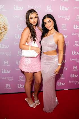 Gabriela Alves Rodriguez and Jennifer Iglesias at the premiere of the new season of the dating show Love Island VIP at the Cinenova cinema in Cologne, 03 09 2025 Foto:xT.xNgox xFuturexImagex island_5913