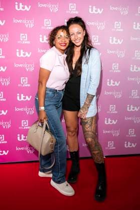 Sandra Sicora with guest at the premiere of the new season of the dating show Love Island VIP at the Cinenova cinema in Cologne, 03 09 2025 Foto:xT.xNgox xFuturexImagex island_5931