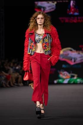 Seoul Fashion Week 2026 SEOUL, SOUTH KOREA - SEPTEMBER 4: A model walks the runway to present a creation during the GREEDILOUS show at Seoul Fashion Week 2026 Spring Summer in Seoul, South Korea on September 4, 2025. Hwawon Lee Anadolu Seoul South Korea. Editorial use only. Please get in touch for any other usage.  Copyright: x2025xAnadoluxHwawonxLeex