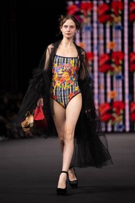 Seoul Fashion Week 2026 SEOUL, SOUTH KOREA - SEPTEMBER 4: A model walks the runway to present a creation during the GREEDILOUS show at Seoul Fashion Week 2026 Spring Summer in Seoul, South Korea on September 4, 2025. Hwawon Lee Anadolu Seoul South Korea. Editorial use only. Please get in touch for any other usage.  Copyright: x2025xAnadoluxHwawonxLeex