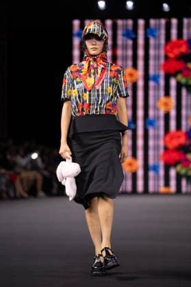 Seoul Fashion Week 2026 SEOUL, SOUTH KOREA - SEPTEMBER 4: A model walks the runway to present a creation during the GREEDILOUS show at Seoul Fashion Week 2026 Spring Summer in Seoul, South Korea on September 4, 2025. Hwawon Lee Anadolu Seoul South Korea. Editorial use only. Please get in touch for any other usage.  Copyright: x2025xAnadoluxHwawonxLeex